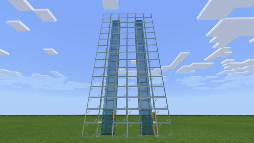 make an elevator in Minecraft 